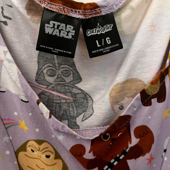 Star Wars Return of the Jedi Chibi Cute Cakeworthy Scoop Neck Dress Large - Picture 3 of 5